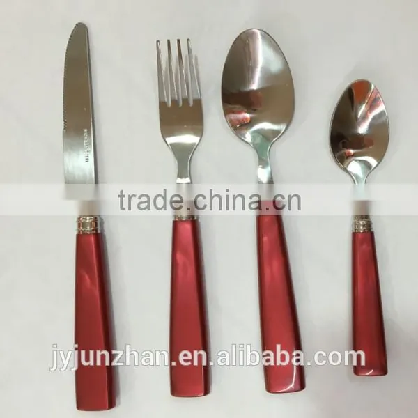 Plastic Handle Cutlery Set With Low Price and High Quality Made by Junzhan Factory Directly photo-3