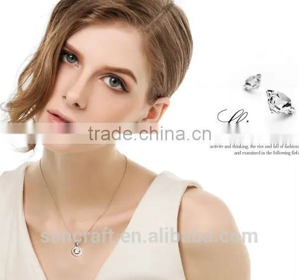 925 Sterling Silver American Diamond Necklace Sets photo-4