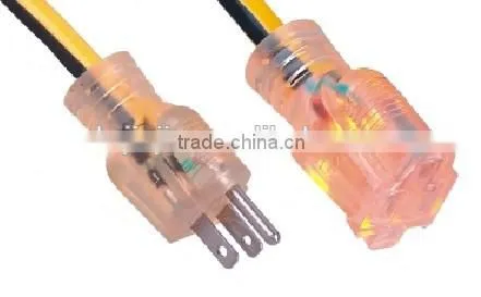 American Extension Cord With Light UL Approval