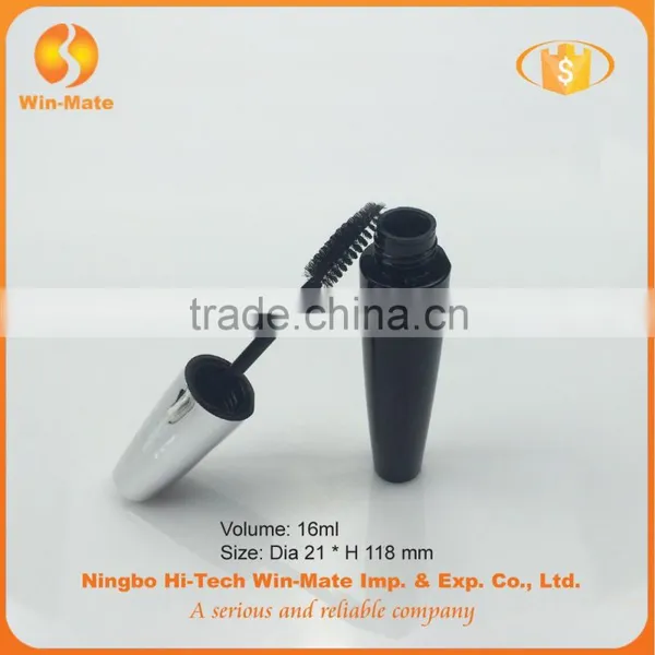 2015 New Silver & Black Flat High Quality Plastic Container for Mascara photo-5