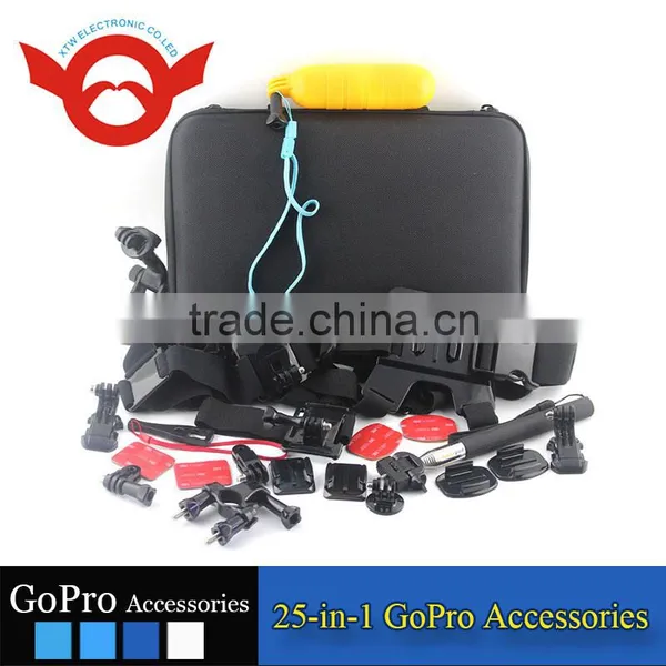 25-in-1 GoPro Accessory Kit for Gopro Hero 2/3/3+/4/4 Session photo-2