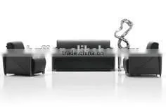 S-54 Modern Leather Stainless Steel Fram High Quality Office Sofa photo-3