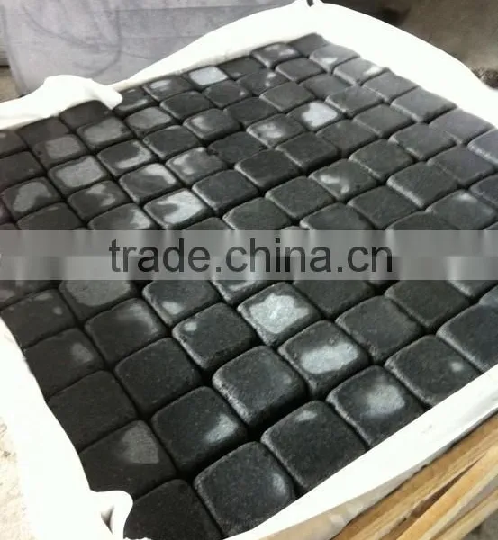 Black Basalt Paving Stone G684 Tumbling photo-2