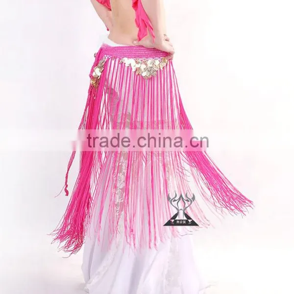Tassel Wholesale Belly Dance Hip Scarves Egyptian Belly Dance Hip Scarf