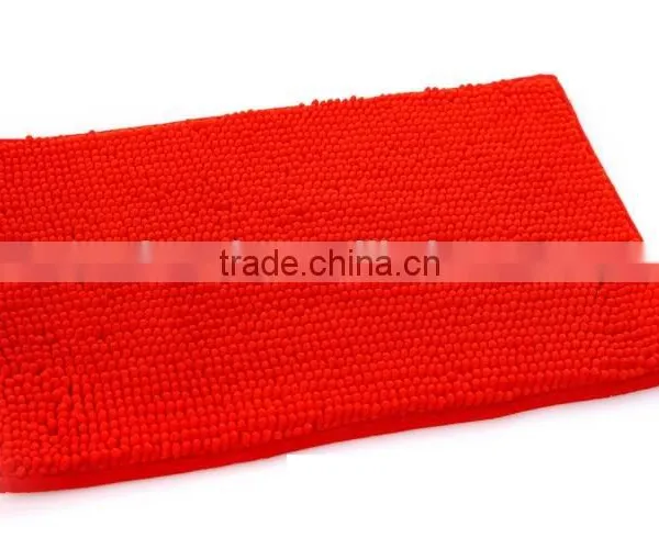 100 Polyester 40x60cm Chenille Microfiber Bath Mat photo-3
