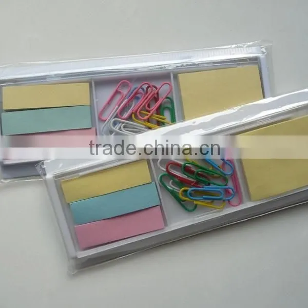 Plastic cheap and colorful promotional sticky note pad