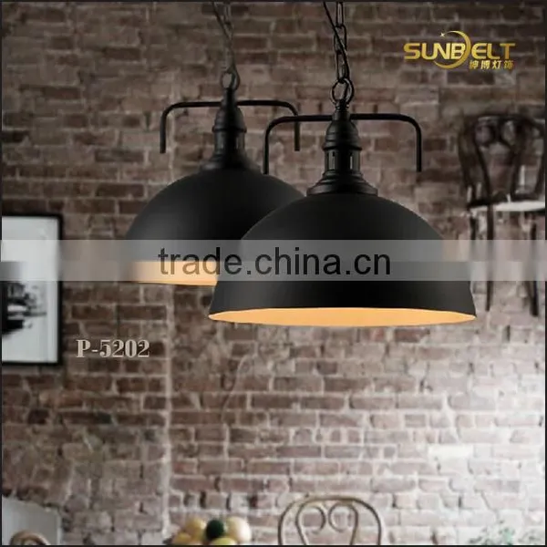 P-5202 Sunbelt Black American Industrial Single Head Hanging Light Restoring Ancient Ways photo-3