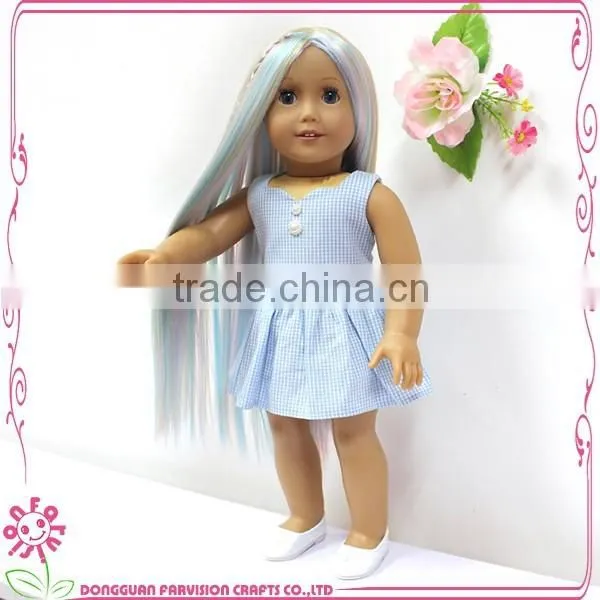18" Fashion American Girl Doll Plastic Model Vinyl Baby Doll photo-2