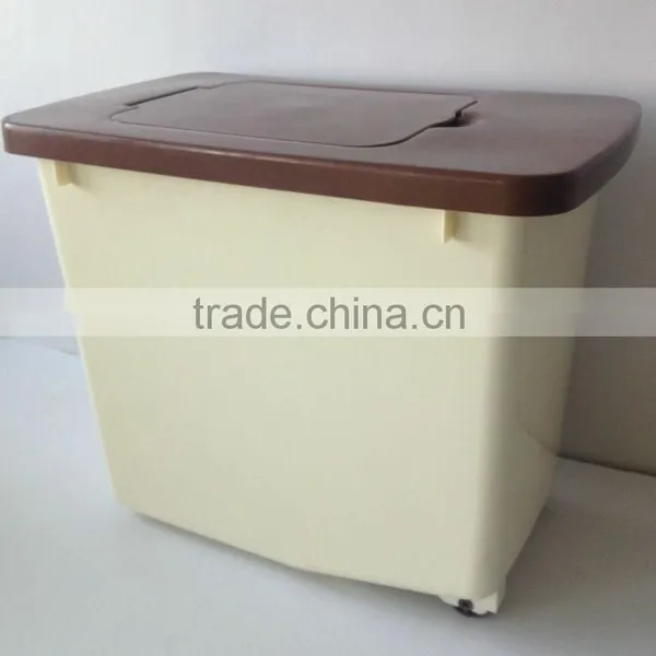 H509 12KG 30liter Airtight 30liter Plastic Pet Food Container With Flap Lid photo-4
