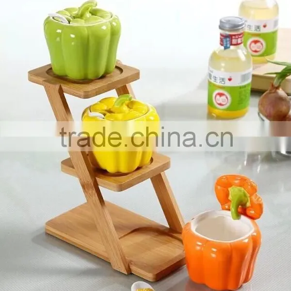 High Quality Airtight Ceramic Spice Jars photo-3