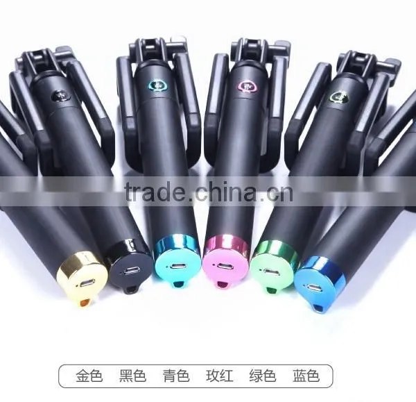 2015 Generation 3 Preminum Selfie Stick With Bluetooth Control Monopod With Fold Clip photo-2