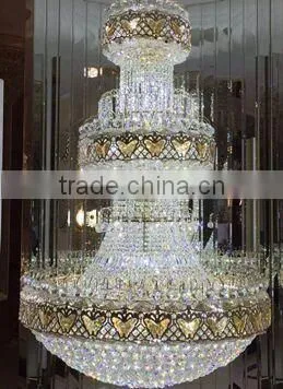 Customized Large China K9 Crystal Chandelier Lighting for Hotel Hall/Villa photo-3