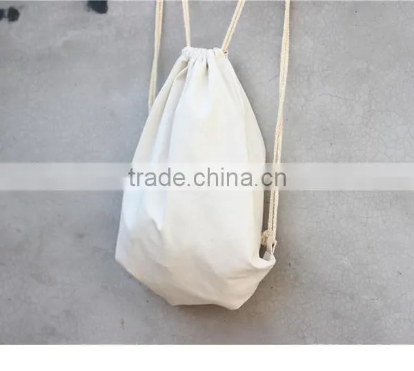 Colorful Canvas Drawstring Travel Bag School Bag photo-5