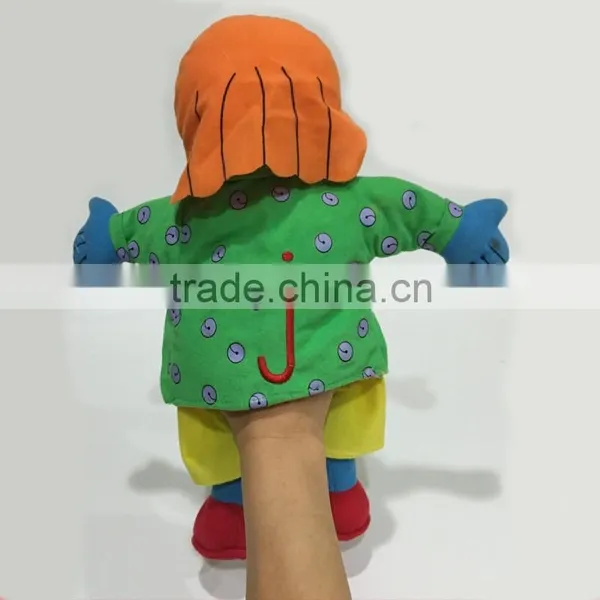 Custom Handmade Stuffed Hand Puppet Toys Doll photo-4