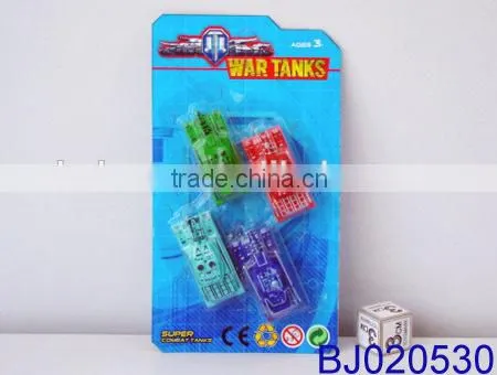 Cheap Small Plastic Toy Free Wheel Glider Pop up Army Tank Toy photo-6