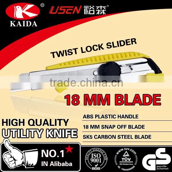 Stationery 18mm Snap Off Blade Plastic Handle Cutter Knife photo-3