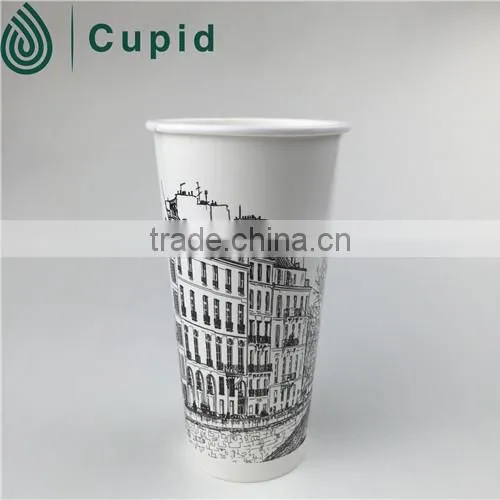 Custom Printed Disposable Ccoffee Cups Paper photo-6