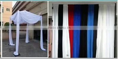 RK Fire Retardant Sheer White Drapes Pipe and Drape for Weddings Decoration photo-3