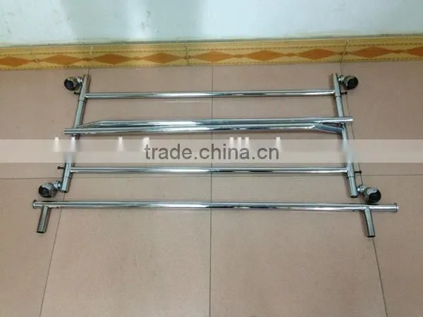 Chrome Finish Garment Display Rack Clothes Rail photo-4