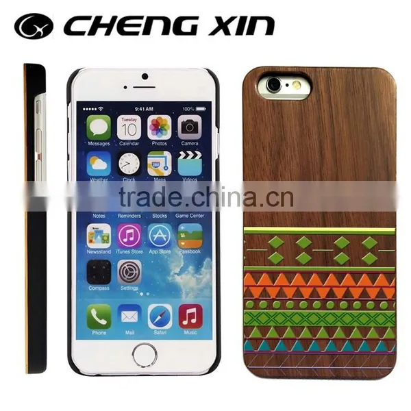 Good Quality Bamboo Case for Apple Ipad 6 for Apple Iphone 6 photo-4