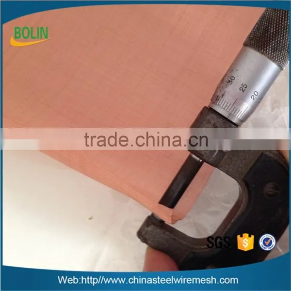 100 Mesh 150 Micron Pure Copper Wire Mesh Cloth for Filter photo-5