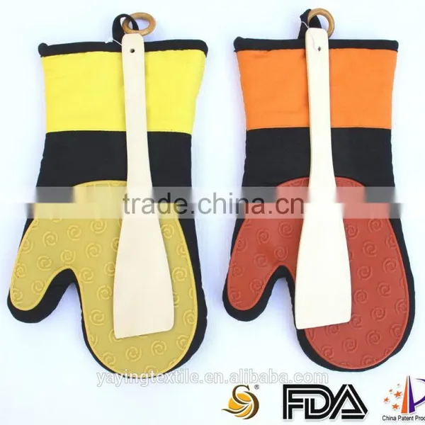 2016 Hot Sale Heat Resistant Silicone Oven Mitten Support Trade Assurance Quality Choice