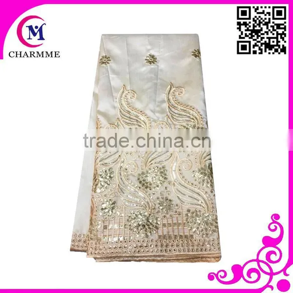 Indian Embroideried Design CCL-7G083 indian george fabric for party/wedding Dress