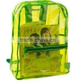 2015 OEM Packbag Transparent High Quality PVC School Bag Hot Sale photo-3