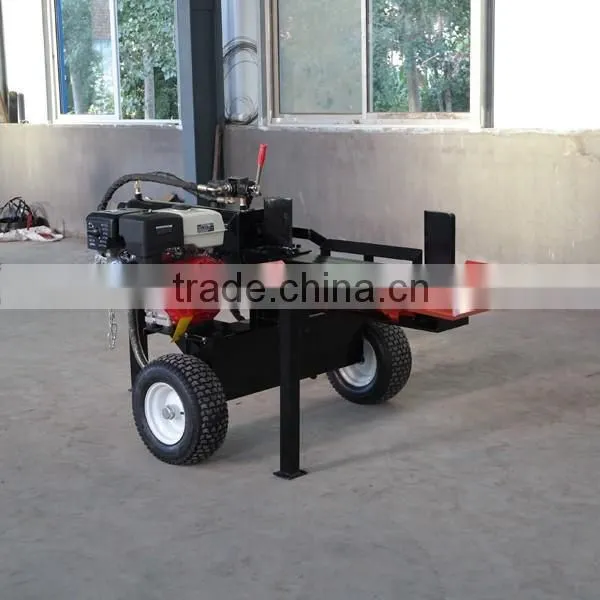 Hot Selling 42t 610mm Horizontal Hydraulic Wood Splitter With Log Tray From Laizhou photo-2