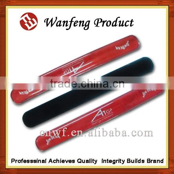 2015 Newest Printed Color Silicone Slap Band photo-3