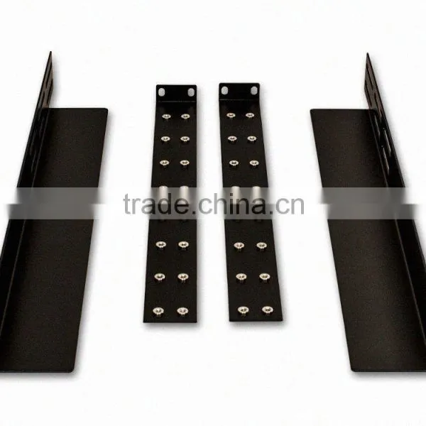 Professional Adjustable Rack Mount Metal Server Shelf Shelves Rail Rails 1U photo-2