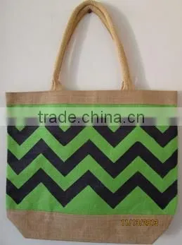 2016 CHEVRON JUTE SHOPPING BAG photo-4