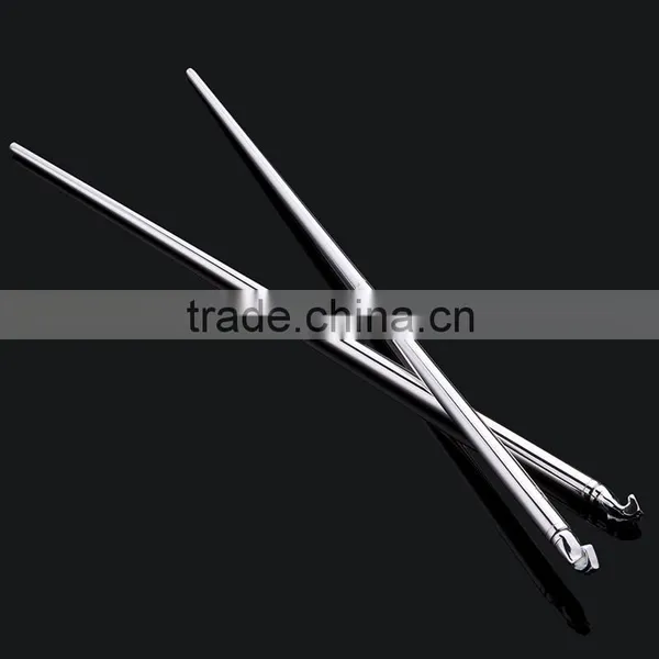 Wedding Gift Sterling Silver Chopsticks Good Luxury Design Chopsticks With Animal Horse Head Display Chopsticks for Corporate photo-3