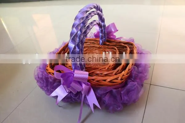 Wholesale Wicker Baskets Hanging Basket Wicker Picnic Basket