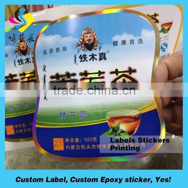 Printing Custom Self Adhesive Logo Stickers,Customized Matte Laminated Adhesive Labels for Plastic Bags photo-3