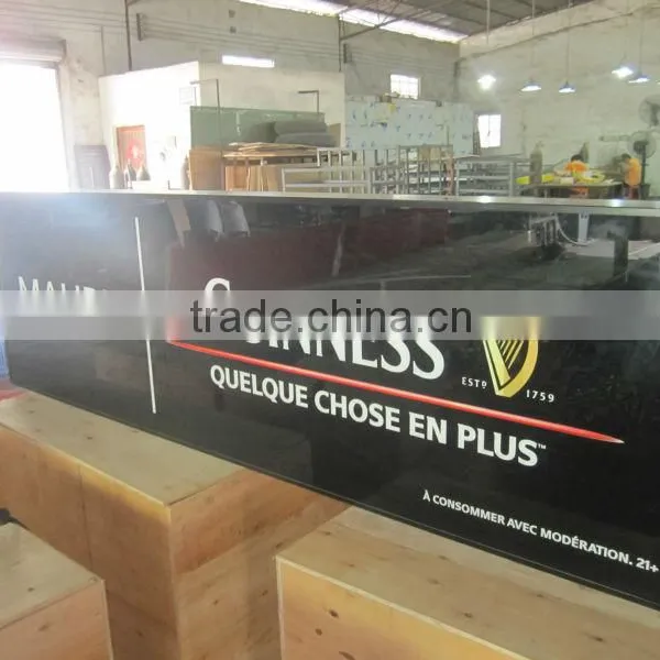 Silk Screen Printing Light Box, External Sucking Sign Box ,3D Acrylic Moulding Signage,acrylic Billboard Outdoor photo-2
