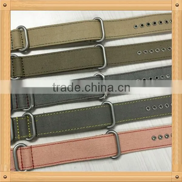 High Quality Zulu Ring 1 Piece Canvas Wrist Watch Strap photo-3
