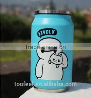 260ml Cold Water Bottle,screwd Loop Lid Single Wall Stainless Steel Mug,customized Drinking Bottle photo-2