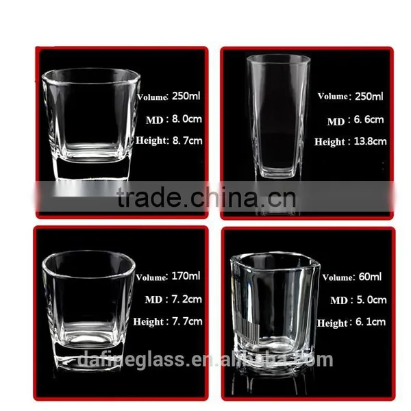 Wholesale Clear Glass Tumbler & Water Cup & & Whiskey Cup & Tableware