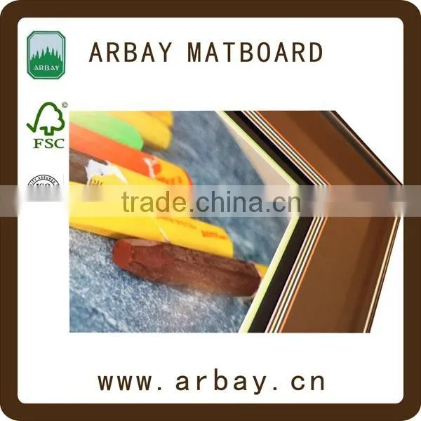 Wholesale 4ply 5x7 8x10 11x14 Precut Uncut Colorful Mat Board Mount Board Passepartout photo-3