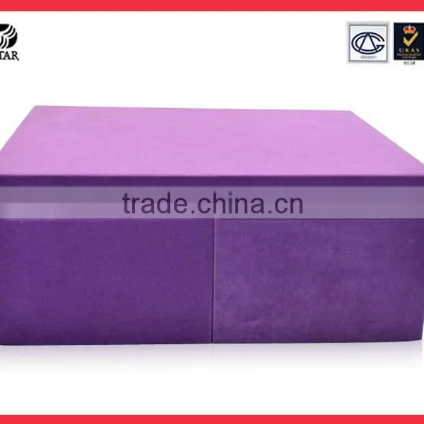 Handmade Luxury Jewelry Box, Cosmetic Box, Purple Gift Leather Box photo-2