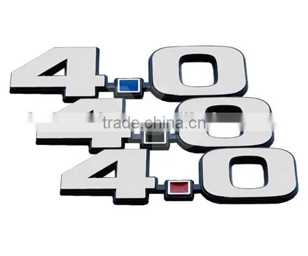 ABS Plastic High Quality Letters Emblems