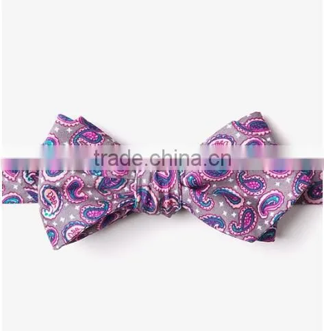 2016 Fashion Creative Design Custom Brand Cotton Printed Bow Tie for Man photo-3
