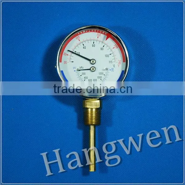 3" Tridicator Pressure & Temperature Gauge