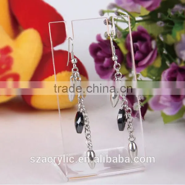 L-shape Acrylic Earring and Necklace Display Wholesale photo-2