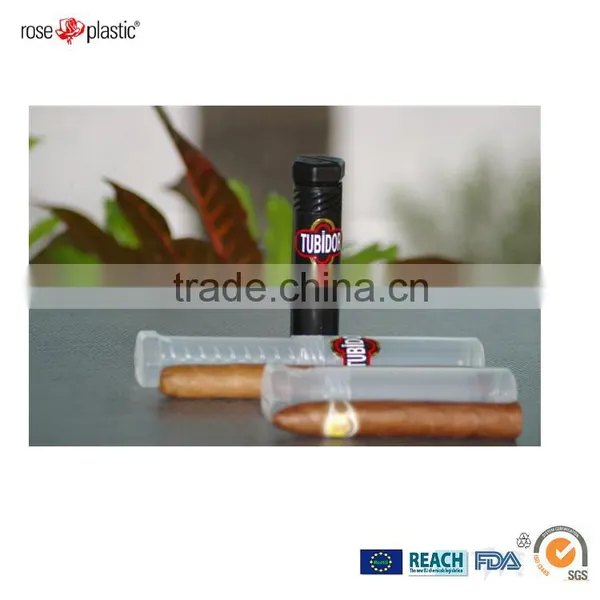 PP Transparent PVC Clear PE Colorful Plastic Cigar Packaging Tubes Twist Pack DP photo-3