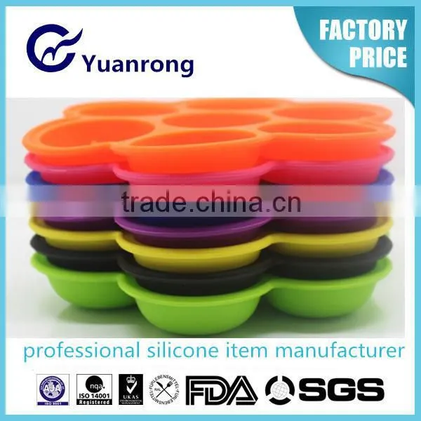 Household Freezer Silicone Mould for Ice Cube Tray with Smile Face Shape Ice Cube