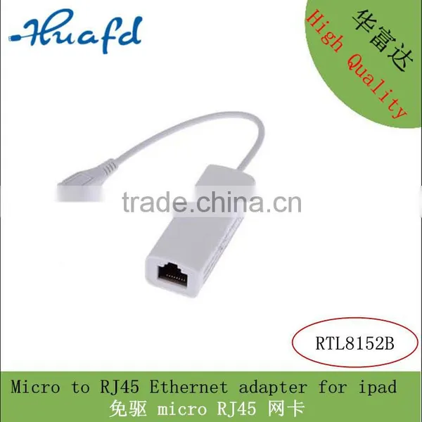 Wholesale Micro Usb Lan to Ethernet Adapter Driver for Tablet Made in China photo-6