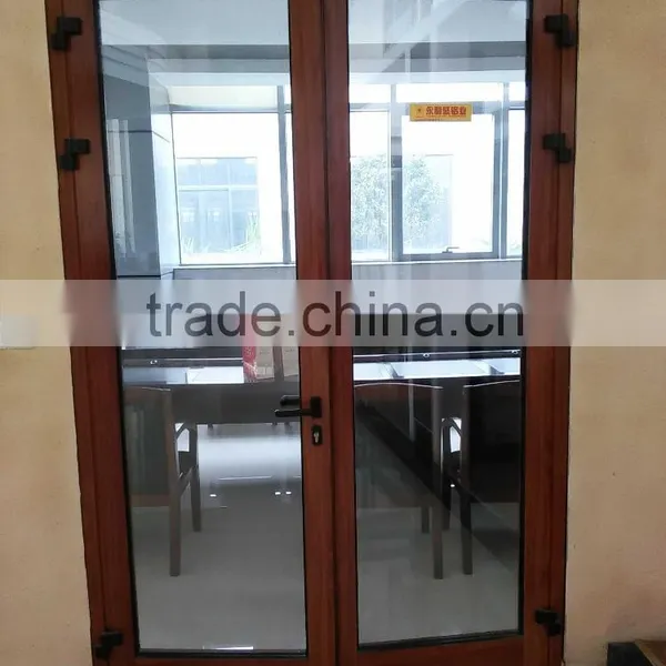 Latest Design Wood Grain Aluminum Doors&windows photo-4