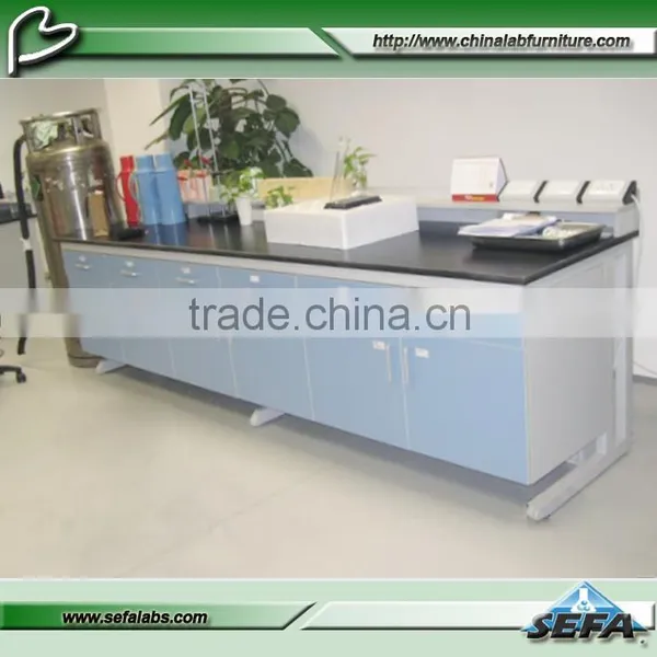 Laboratory Customized Furniture China Supplier Steel Wood Side Bench